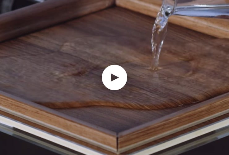 100% waterproof flooring video